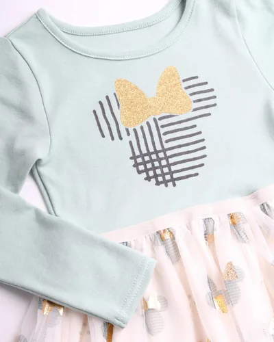 Miniatura 3 de Disney Vestido Encanto para niñas Vestido Mirabel Encanto para niñas Vestido tutú de princesa para niños pequeños (tamaños 2T-6X)
