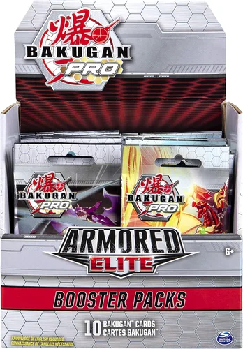 Miniatura 8 de Bakugan Pro, Armored Elite Booster Pack con 10 tarjetas coleccionables coleccionables, para edades de 6 años en adelante