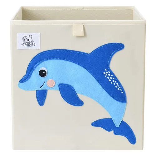 Miniatura 12 de Contenedores plegables de almacenamiento de animales de tela, caja/cofre/organizador para niños pequeños/niños, guardería, sala de juegos, 13 Alpaca