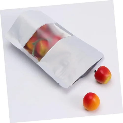 Miniatura 7 de minkissy Almacenamiento reutilizable para alimentos, 100 piezas de aluminio resellable y sellable, perfecto para embalaje, almacenamiento