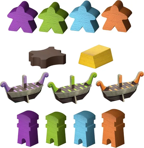 Miniatura 4 de Karvi - Juego de mesa - Saga vikinga de incursión y comercio. Juego de aventura épica, juego de estrategia para niños y adultos, a partir de 12