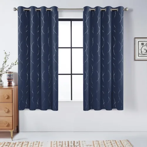 Miniatura 52 de BUHUA - Paneles de cortinas opacas para sala de estar, cortinas grises con aislamiento térmico, cortinas de ventana para dormitorio - 72 pulgadas
