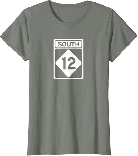 Miniatura 13 de Highway 12 South NC Outer Banks North Carolina Hwy - Camiseta, Negro, S