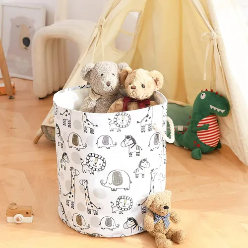 Miniatura 2 de Cesta de Ropa para Niños Extra Grande Cesta de Bebé para Guardería, 58L Cestas para Niños para Guardería Cesta de Almacenamiento de Animales