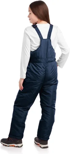Miniatura 6 de Babero de nieve para niños Unisex para niños y niñas con aislamiento impermeable pantalones de nieve para esquísnowboard (2T-18)