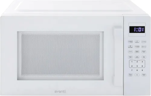 Miniatura 2 de Avanti Horno de microondas compacto de 1000 vatios para encimera con 9 ajustes de cocción preestablecidos, descongelación rápida y por peso, panel