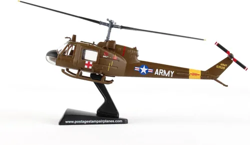 Miniatura 4 de Daron Worldwide Trading Sello postal UH-1 Huey MEDEVAC Vehículo del Ejército de EE. UU. (Escala 1/87)