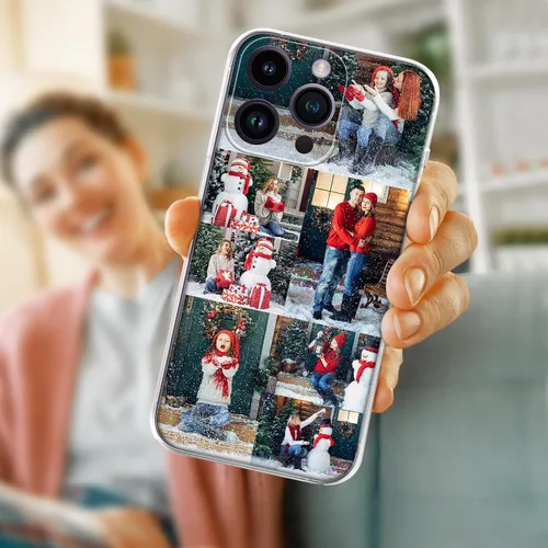 Miniatura 3 de Fundas de teléfono personalizadas con fotos para iPhone 17 16 15 14 13 12 11 Pro/Max/Plus/Mini, Funda de teléfono personalizada, Funda de TPU 7 Fotos