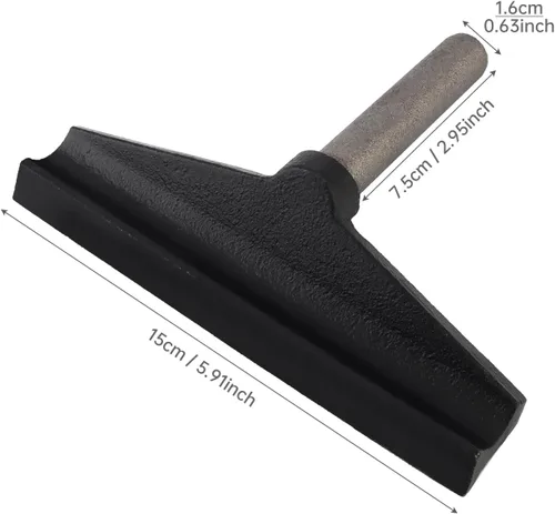 Miniatura 2 de Poste de herramientas de torno de hierro fundido de 6 pulgadas para carpintería, poste de descanso de herramientas de torno de carpintería de hierro