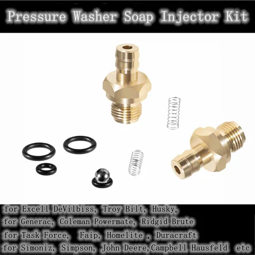 Miniatura 3 de Yoursme Juego de 2 inyectores químicos compatibles para lavadora a presión de repuesto para 203640GS 190593GS 190635GS