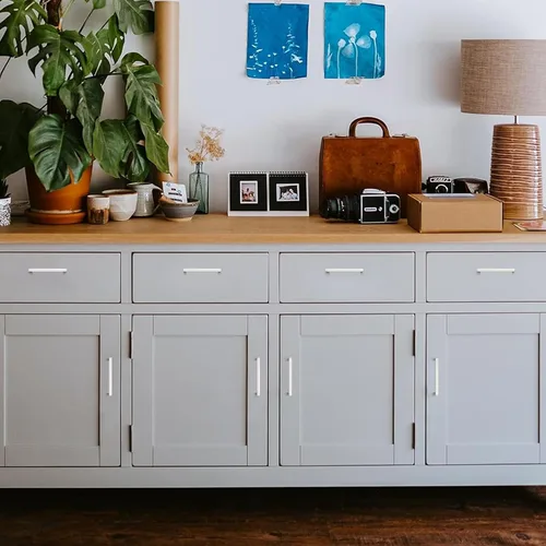 Miniatura 7 de Probrico - Paquete de 10 manijas de acero inoxidable para gabinete de cocina, agujeros centrales de 4 pulgadas de níquel satinado cepillado