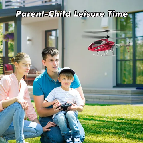 Miniatura 2 de VATOS Helicóptero RC para niños, helicóptero de control remoto de 2.4G con luz LED para niños de 12 años en adelante, altura fija, despegue con una