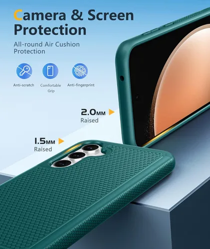 Miniatura 151 de FNTCASE Funda para iPhone 17 Pro: Fundas delgadas translúcidas de color azul claro compatibles con MagSafe, protección completa de la cámara
