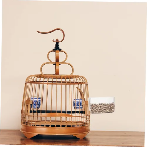 Miniatura 9 de 4 unids Semicírculo Contenedor de Comida de Loro Comedero Plástico Pájaros Alimentador Jaula de Pájaros Tazón Contenedor Tazón Loro Alimentador Pet