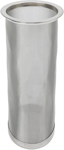 Filtro de café frío para tarro de masón, filtro de filtro de infusión de té de acero inoxidable, filtro cilíndrico de malla de boca ancha