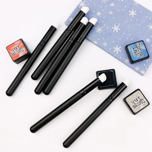 Miniatura 6 de UNIMEIX Dry Brush - Juego de pintura en miniatura para pintura en miniatura, pinceles para mezclar detalles de pasatiempos, pinceles de pintura
