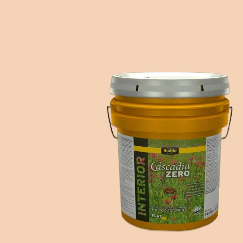 Miniatura 117 de Rodda Paint CASCADIA ZERO - Pintura plana e imprimación para interiores en uno, cuarto de galón, crema de ballet