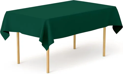 Miniatura 52 de Pomp Mantel Premium de Poliéster de 60" x 84" en Color Amarillo Plátano Tela Fácil de Cuidar, Resistente a Arrugas y Manchas Para Mesa Banana