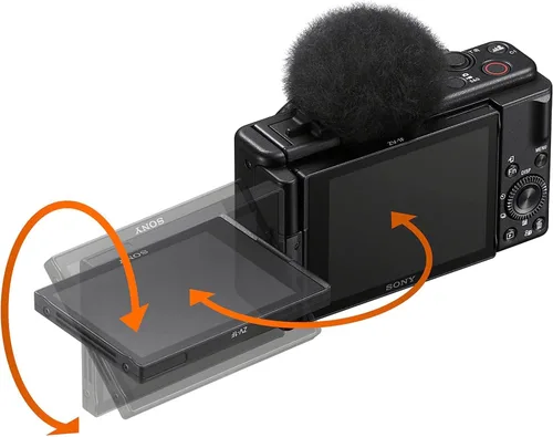 Miniatura 4 de Cámara Sony ZV-1F Vlog Modelo oficial de Sony USA Video 4K 20.1MP para creadores de contenido y vloggers Paquete con CPS 2 YR Paquete