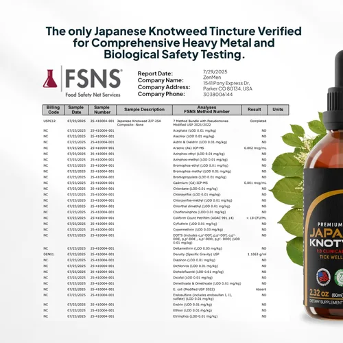Miniatura 7 de Zenmen Knotweed japonés Premium Resveratrol USDA Tintura probada por terceros 2.0 fl oz/2.32 oz - Relación de fuerza clínica 1:3 - Suplemento