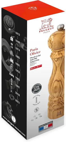 Miniatura 6 de Peugeot Molino de sal Paris Olivier 22cm - 9in Madera de Olivo