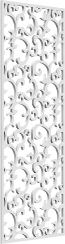 Miniatura 151 de Wheatland Paneles de pared decorativos de madera con calado, 9 3/8 pulgadas de ancho x 24 3/8 pulgadas de alto x 1/4 de alto, nogal