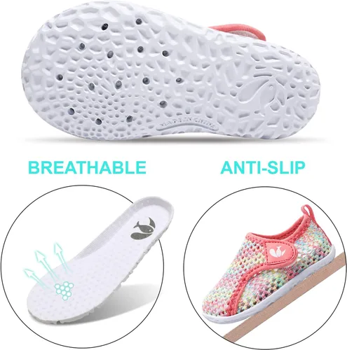 Miniatura 77 de FEETCITY Baby Boys Girls Water Sport Shoes Barefoot Kids Aqua Socks Quick-Dry Beach Swim Pool Shoes