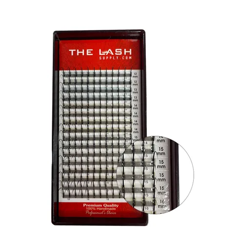 THE LASH SUPPLY Spikes - Extensiones de pestañas profesionales, rizo C/D, 0.39-0.71 pulgadas de longitud, 0.07 de grosor, 16 líneas de pestañas