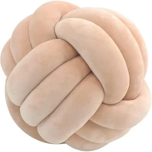 Miniatura 20 de Cyprinus Carpio Almohada de nudo de bola para el hogar (gris oscuro, 10.6 pulgadas), 1 unidad (paquete de 1)