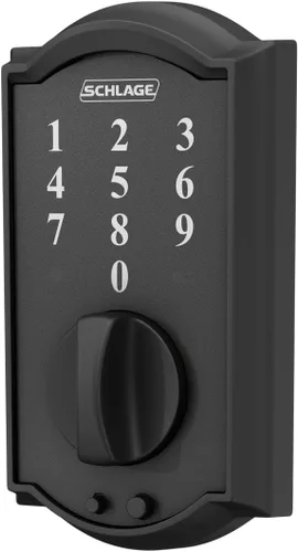 Miniatura 7 de Cerradura de seguridad táctil Schlage Camelot, BE375 CAM 622 Negro mate