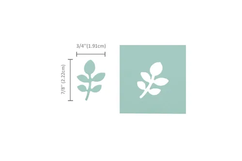 Miniatura 2 de Bira Craft Perforadora de Manualidades con Acción de Palanca en Forma de Hoja de 1 pulgada para Manualidades de Papel y Álbumes de Recortes