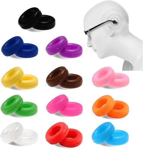 Miniatura 9 de KECHIO Gafas de retención antideslizante para gafas con gancho para la oreja para niños y adultos, soporte antideslizante de silicona
