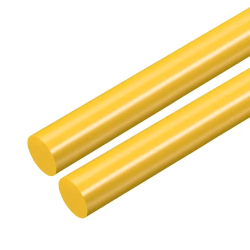 Miniatura 10 de uxcell Varilla redonda de plástico de 1/2 pulgada de diámetro y 20 pulgadas de longitud, varillas de polioximetileno, barras redondas de plástico