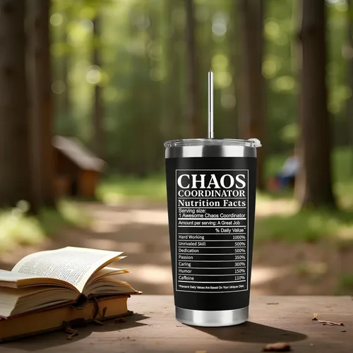 Miniatura 7 de WECACYD Chaos Coordinator - Vaso de Navidad, regalos de agradecimiento para mujeres, hombres, dama jefa, compañero de trabajo, gerente, oficina