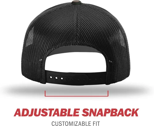 Miniatura 4 de Richardson - Gorra de béisbol ajustable unisex 112, Snapback estilo camionero