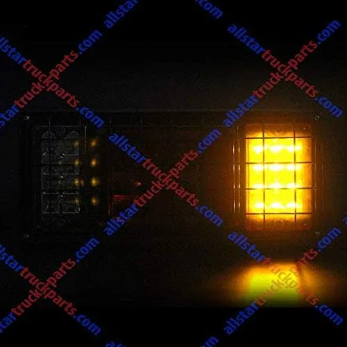Miniatura 9 de Kit de 2 luces LED traseras para camión, remolque, 40 LED, impermeable, señal de giro, freno de marcha atrás, luz de marcha atrás con protección