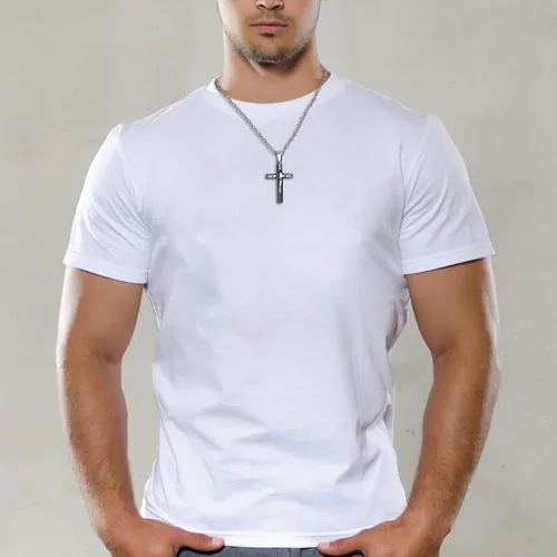 Miniatura 2 de OIDEA Cross Pendant Necklace for Men Women: High Polish Hollow Openwork Stainless Steel Cross Chain Mens Jewelry Gifts