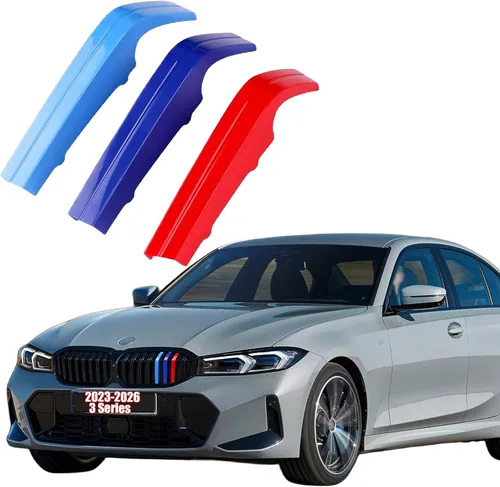 Miniatura 12 de Insertos de Parrilla Automotriz para BMW Serie 3 E92 E93 320i 325i 330i 335i 2006-2009 (Solo Compatible con 14 Vigas), Accesorios de Parrilla Frontal