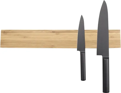 KITCHENDAO Soporte magnético de bambú para cuchillos de pared de 17 pulgadas, barra de tira magnética para cuchillos, imán 50% más fuerte, solución