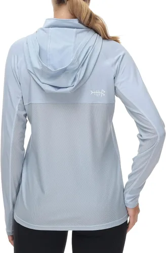 Miniatura 6 de BASSDASH Sudadera con capucha UPF 50+ de manga larga para mujer