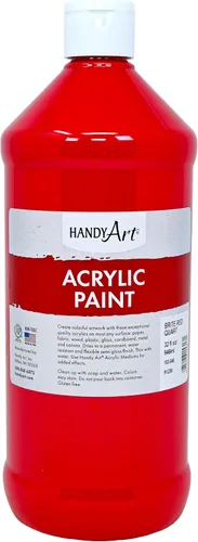 Miniatura 74 de Pintura acrílica para estudiantes, artesanías de 16 onzas. Plateado metálico