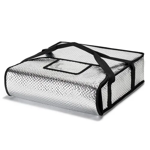 Bolsas de pizza iceMi para entrega 22" X 22" X 5" - Libres de humedad, calentador de pizza térmico profesional, portacomida resistente, adecuado