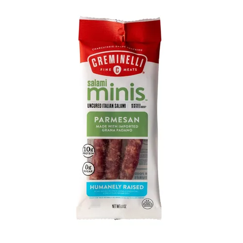 Miniatura 20 de Creminelli - Colaciones pequeñas de salami original con fabricación a conciencia en los Estados Unidos Es amigable con cerdo, keto y paleo. Cuenta