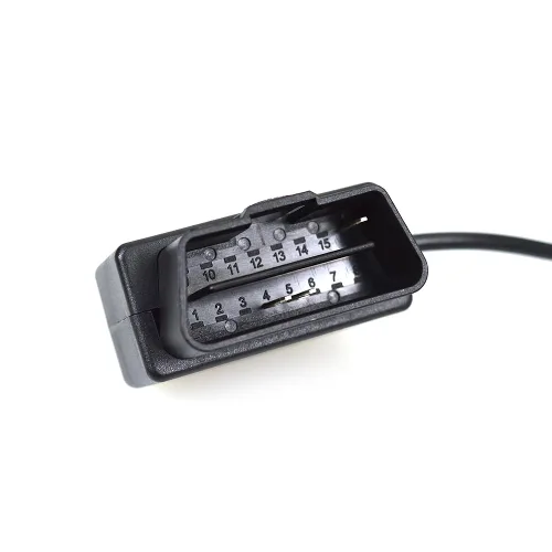 Miniatura 6 de Cable de alimentación OBD2 para cámara de salpicadero 24 horas de vigilancia/modo Acc con botón de interruptor, cable de carga OBDII de 12-26 V a 5