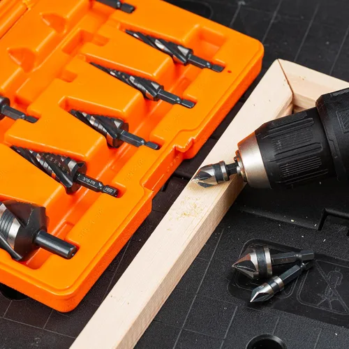 Miniatura 7 de THINKWORK Juego de 9 brocas HSS en espiral de paso en espiral de 1/4"-3/4" para aluminio, metal, plástico, madera