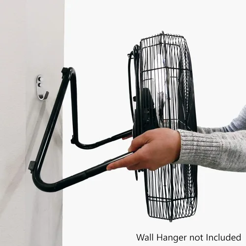 Miniatura 6 de B-Air Firtana 20" Ventilador eléctrico de piso de alta velocidad para garaje, uso industrial y doméstico con 3 velocidades y cabezal de ventilador