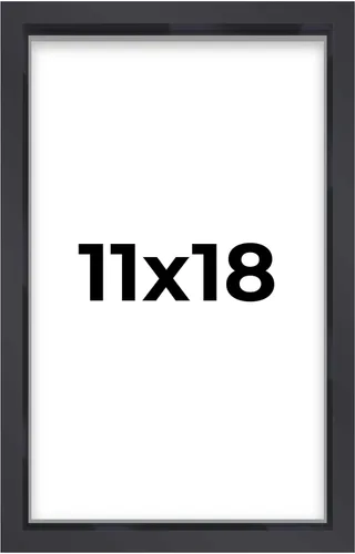 Miniatura 125 de Marco contemporáneo de caja de sombra negra de 14 x 25 pulgadas, profundidad de espacio utilizable, tamaño interior 14 x 25 o 25 x 14 pulgadas
