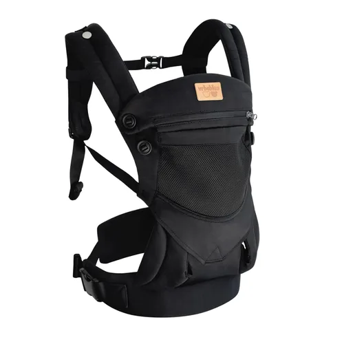 Portabebés para recién nacidos hasta niños pequeños, ergonómico, seguro, suave, transpirable, portabebés para bebés con soporte ajustable para la
