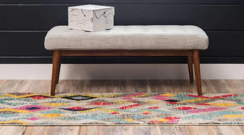 Miniatura 3 de Unique Loom Sedona Collection Southwestern, envejecida, sobreteñida, moderna, tribal, alfombra de área abstracta, 2 pies 2 pulgadas x 6 pies 7