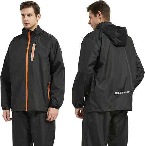 Miniatura 4 de JAEZZIY Trajes de lluvia para hombre impermeables